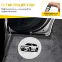 Obaiwanmg 2 Pack LED Car Door Welcome Lights Projector Logo Light Ghost Shadow Lamp for Honda HRV 2013-2022 2023 2024 2025 Accessories