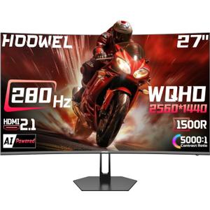 27 Inch 280Hz 240Hz Curved Gaming Monitor WQHD Curved Monitor