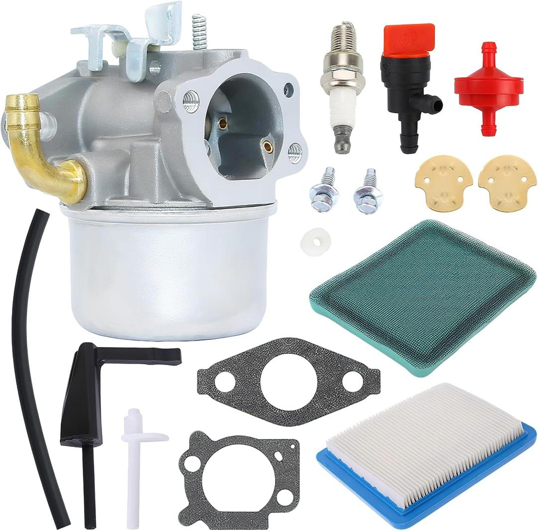 Carburetor 215369 Replace for B&S Intek 190 Engine 850 Series 6.75 OHV, 900 Series 190 205 206cc Fit for Nikki 495652 215434 for John Deere 020382