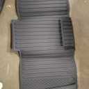 Custom Fit Floor Mats for 2011-2021 Dodge Grand Caravan 7 Seat | All Weather TPE Floor Liners & Trunk Mat & Backrest Protectors & Door Sill Guard | Odorless Full Set Interior Accessories, Grand Caravan 7 Seat|2011-2021