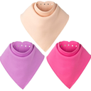Adult Drool Bib for Special Needs, Large Elderly Bandana, Teen Bib for Women Men, Soft Absorbent Set for Kids
