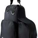 FitsT4 Sports Equestrian Boot Bag Comfort Grip Multi-Functional Horse Riding Gear Pack for Helmet Horsewhip Padded Divider Equipment