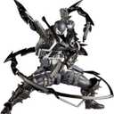 Kaiyodo Revoltech Amazing Yamaguchi Agent Venom Total Height Approx. 6.7 inches (170 mm), Non-Scale, PVC & ABS, Pre-Painted Action Figure