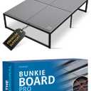 Meliusly Low Profile Bunkie Board Full Size (54x75) - Non-Slip Breathable Bed Support Board for Slatted Bed Frame, Anti-Sag Under Bed Support, Noise Minimizing Moisture Resistant Bed Board