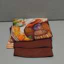 Oval Fall Tablecloth,Thanksgiving Autumn Harvest Blue Pumpkin Sunflower Maple Leaf Table cloth,Polyester Waterproof Wrinkle Resistant Durable Tablecloth for Fall,Thanksgiving,Home Decor 60x84inch