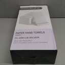 FOCUSLINE 200 Linen Feel Disposable Bathroom Napkins, Soft and Absorbent Paper Guest Towels, Cloth-Like Hand Towels Decorative Paper Napkins for Parties, Weddings, Dinners or Events, Silver, 12" x 17"