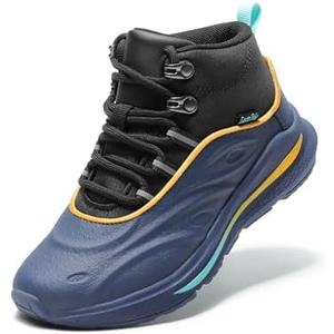 DREAM PAIRS Boys Girls Boots Kids High Top Sneakers Shoes Outdoor Hiking DuraPlay Lace Up Shoes for Little/Big Kid Size 11 Kids