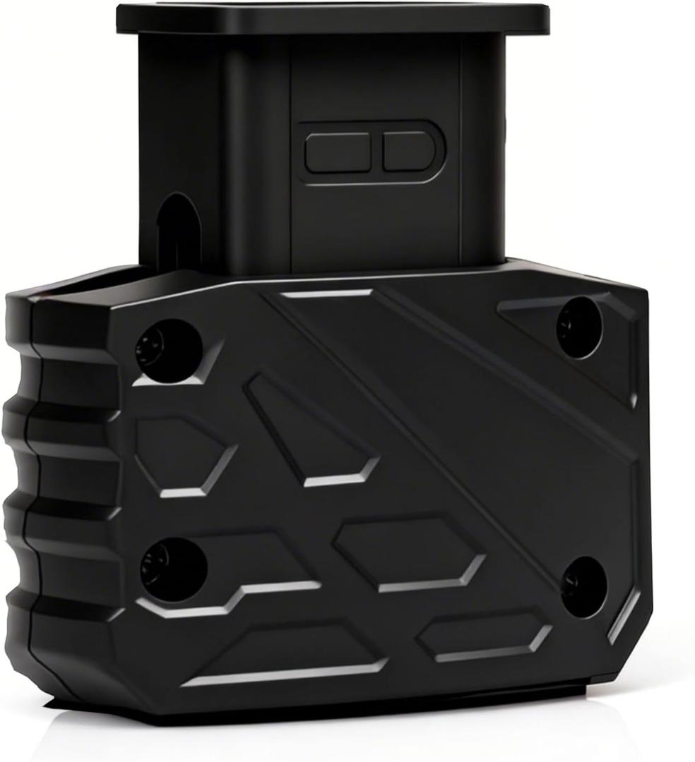 2 x 9mm Speed Loader for Glock, Magazine Loader for 9mm/.40 S&W, Fast Easy Reloading, Hand-Safe Pain-Free Use, Fits Glock 17/18/19/22/23/24/26/27/34/35/45/47, Durable Portable