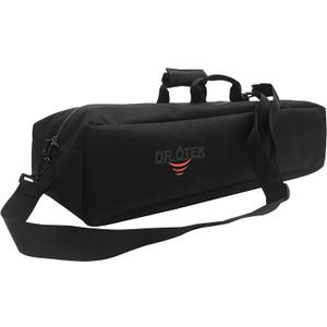 DR.TEK Multipurpose Carry Bag, Portable Storage Bag, Large Capacity, Dirt and Wear Resistance, Black Padded Carrybag for Metal Detectors & Accessories