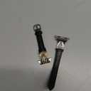 Wearlizer Slim Leather Band Compatible with Apple Watch Bands for Women 40/ 38/ 41mm Dressy Elegant Thin Leather Bracelet with Designer Celtic Knot Buckle for iWatch Series 10 9 8 SE 7 6 5 SE 4 3 2 1