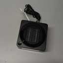 Gaiatop Mini Space Heater, Lightweight PTC Ceramic Fast Heating 500W Energy Efficient for Indoor Use, Overheating & 45° Tip-Over Protection, Portable Desk Electric Heaters for Office Home Black