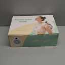 Electric Back Scrubber for Shower - Wall Mounted Exfoliating Brush, Hands-Free Automatic Body Scrubber, IPX7 Waterproof, 3-Speed Adjustment, 3 Replaceable Heads with 50pcs Disposable Shower Caps (White)