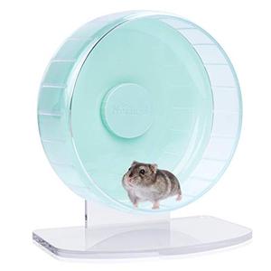 Niteangel Super-Silent Hamster Exercise Wheels: - Quiet Spinner Hamster Running Wheels with Adjustable Stand for Hamsters Gerbils Mice Or Other Small Animals (S, Mint Green) Niteangel Super-Silent Hamster Exercise Wheels: - Quiet Spinner Hamster Running Wheels with Adjustable Stand for Hamsters Gerbils Mice Or Other Small Animals (S, Mint Green)