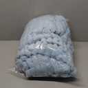 FY FIBER HOUSE Throw Blanket for Couch Soft Warm Fuzzy Blankets for Sofa All Season Use, 50x60 Inches, Blue (50"X60", Blue)