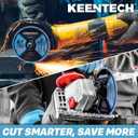 KEENTECH 3 x 3/8 Inch Diamond Cut Off Wheel for Metal Cutting, Compatible with Die Grinder (2-Pack)