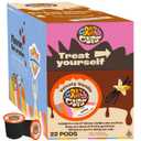 Crazy Cups Velvety Vanilla Latte Pods - Single Serve for Keurig K Cup Brewers, 22 Count (EXP 07/25/27)