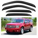 Window Visors Rain Guards for 2007-2014 Chevy Tahoe/GMC Yukon, Out-Channel Window Vent Wind Deflectors Visors Shades for 07-14 Tahoe/Yukon
