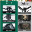 Vanleonet Christmas Tree Stand,Universal Folding Xmas Tree Base, Replacement Metal Tree Stand Base for 4-8Ft Christmas Artificial Trees, Fits 0.5-1.57In Tree Pole (Green)