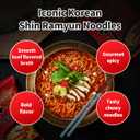 Nongshim Shin Ramyun Noodles, Spicy Korean Signature Instant Ramyun, Rich Beef Flavored Broth, Microwaveable, Korean Instant Noodles, 4.23 oz (Pack of 20), Packaging May Vary.