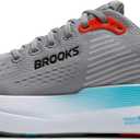 Brooks Mens Ghost Max 3 Neutral Running & Walking Shoe (9, Primer Grey/Antarctica/Red)