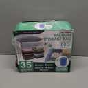 Cozy Essential 35 Pack Vacuum Storage Bags with Portable Rechargeable Wireless Portable Electric Pump, Vacuum Seal Space Saver Bags for Clothing, Pillows, Blanket, Bedding, Comforters