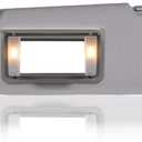 Sun Visor Driver Left Side Compatible with Honda CRV CR-V 2017 2018 2019 2020 2021 2022 Sunshade Number 83280TLAA12ZB Color: Gray