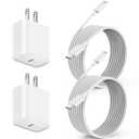 Fast Apple iPhone Charger,2Pack Apple Charge Cable iPhone Charger Fast Charging 6Foot Phone Charging USB C Charge Adapter 6FT Type C to Lightning Cable for iPhone 14/13/12/11 Pro Max/XR/XS/SE2022/iPad