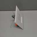 Satco LED Retrofit Downlight with Stepped Baffle, CCT Selectable 2700K/3000K/3500K/4000K/5000K, 5-6 Inch Square, White