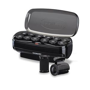 Conair Hot Rollers Hair Curlers for Long, Medium and All Hair | Heated Rollers with Hair Roller Clips Included | 1 1/2-inch Rollers |