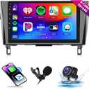 [4G+64G] 8 Core Car Radio for Nissan Rogue X-Trail Qashqai 2014-2018 Android Head Unit with Carplay Android Auto, Hodozzy 10.1 Inch Touch Screen with GPS, Bluetooth, WiFi, Mirror Link, FM/RDS Radio