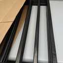 Pet Gate - 3-Panel Indoor Foldable Dog Fence for Stairs, Hallways, or Doorways - 54x24-Inch Wood Freestanding Dog Gates by PETMAKER (Black)