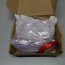 48 Pcs DIY Christmas Picture Frame Ornaments with Red Ribbon, Acrylic Xmas Tree Photo Frame Bulk, Hanging Photo Christmas Ornaments, Plastic Ornament Tree Decor (Square)