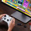 8BitDo Wireless USB Adapter 2 for Switch/Switch 2, Windows PC, Mac & Raspberry Pi, Compatible with Xbox Series X & S Controller, Xbox One Bluetooth Controller, Switch Pro and PS5 Controller (Black)