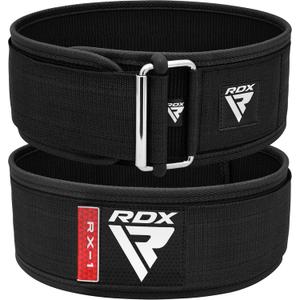 RDX Weight Lifting Belt - AUTO LOCK 4 Premium Adjustable Gym Belt for Olympic Cross Training - Support for Men Women Functional Fitness Workout - WOD Powerlifting Bodybuilding Weightlifting Deadlift (XL, Black)