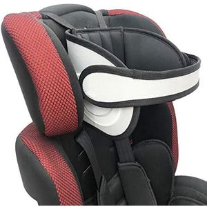 Adjustable Child Car Seat Head Support, Universal Suitable for Both Children and Adults, Head Protect Pad on Child Car Seat, Safety Car Sleeping Headrest for Child, Infants, Toddlers and Adults (Grey/Black)