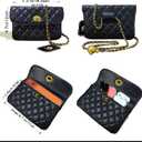 BEMYLV Leather Chain Belt Bag for Women Crossbody Waist Purse Fanny Pack Fashion Evening Clutch Mini Handbag Detachable