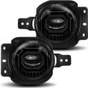 4 Inch Led Fog Lights Round with White Light Fog Lamps Fit for 2018-2025 Jeep Wrangler JL JLU Gladiator, DOT Approved Front Bumper Offroad Fog Lamps Accessories Replacement, Plug And Play