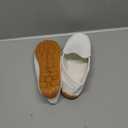LONSOEN Toddler Little Kid Boys Girls Soft Slip On Loafers Dress Flat Shoes, 35