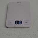 Etekcity Food Kitchen Scale, Digital Grams and Ounces for Weight Loss, Baking, Cooking, Keto and Meal Prep, LCD Display, Medium, White