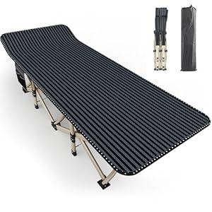 ATORPOK Oversized Camping Cot for Adults, Extra Wide 31.5'' Folding Bed