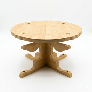 Portable Picnic Table, Wooden Foldable Table, for Camping, Beach, Park