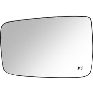 For Dodge Ram 1500/2500 Driver Side Heated Mirror Glass | 2009-2018 Truck Mirror Replacement | Convex Design + Built-In Heater | Easy Install