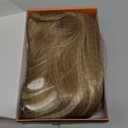 Haloo Blonde Wigs with Bangs - 19 Inch Natural Wavy Synthetic Heat Resistant Medium Length Hair Wigs for Women Daily Party, Dirty Blonde