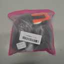 ALXNAN Ponytail Extension,24 Inch Claw Clip in Long Curly Wavy Chocolate Brown with Highlights Ponytail Hair Extension Jaw Clip on Pony Tails Hairpiece for Women