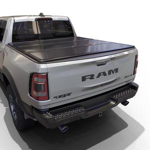 Hard Shell Folding Truck Bed Tonneau Cover|Fits 2009-2025 Dodge Ram 1500 5' 7" Bed Without Ram Box (67.4") - TULH011
