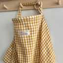 Nursing Cover for Baby Breastfeeding & Pumping | Multi Use Car Seat Stroller Cover | Breathable Soft Muslin Cotton | Breast Feeding Apron & Shawl by TISU (Mustard Gingham)