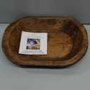 MAINEVENT Decorative Bowl Home Decor Approx 10x14 Inch, Spanish Oak Wooden Dining Room Table Centerpiece Decor Wood Bowl Key Decorative Centerpiece Baguette Bowl Made in USA (Waxed / Brown)