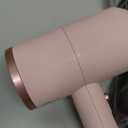 Slopehill Professional Ionic Hair Dryer, Powerful 1800W Fast Drying Low Noise Blow Dryer with 2 Concentrator Nozzle 1 Diffuser Attachments for Home Salon Travel (Pottery Pink and Rose Gold)