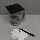 Willinglong Graduation Wish Jar Set Include 60 Graduation Advice Cards and Pen, Words of Wisdom Grad Jar Best Wishes, Class of 2026 Wish Jar for High School College Grad Party Favors