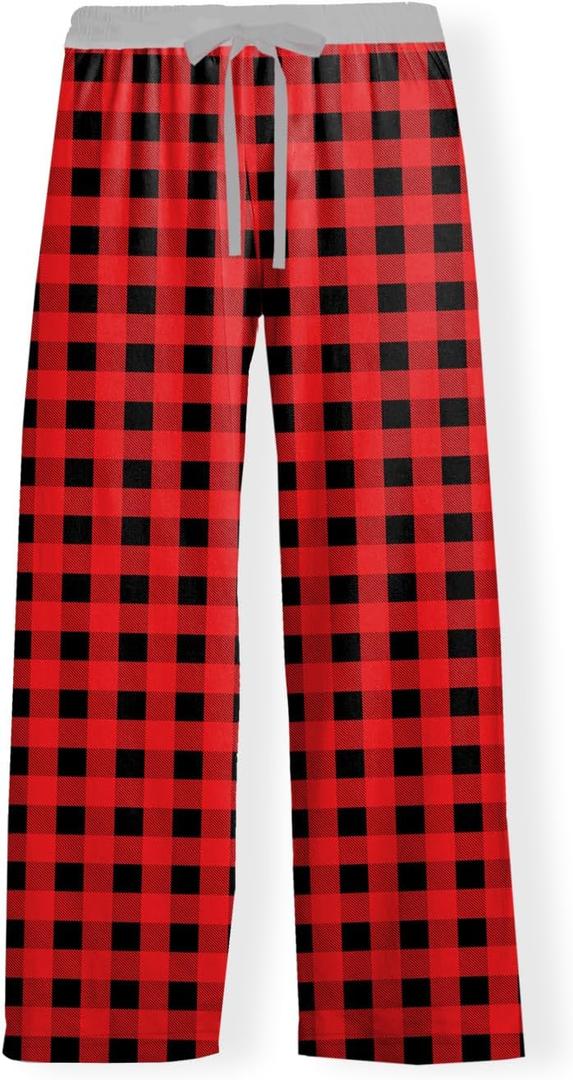 Remimi Girl Boy Plaid Pants Drawstring Summer Casual Loose Bottoms 5-14 Years (9-10 Years)